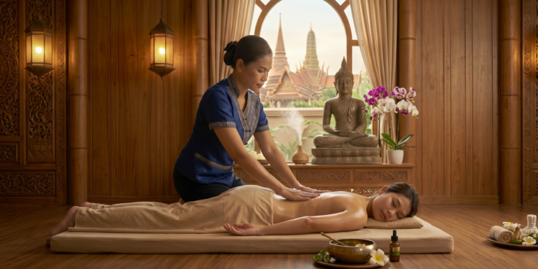 Olajos thai masszázs kezelés a Lotus Thai szalonban